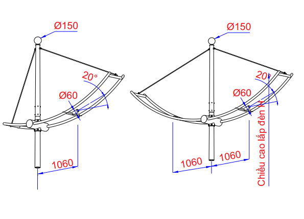 CẦN CÁNH BUỒM-NP