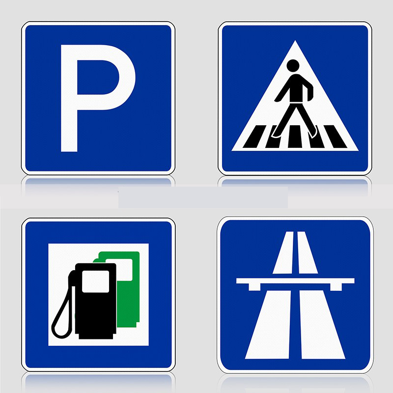 Gia công biển báo giao thông hình vuông